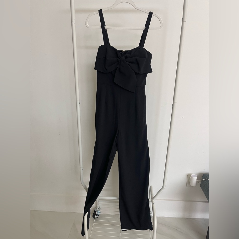 Lilly Pulitzer Elegant Black Jumpsuit with Bow